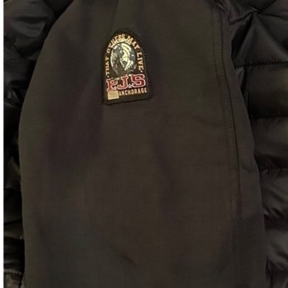 Parajumpers Zaira Quilted Skiing Jacket Sweatshirt Zip-up Size Medium BLACK NEW - Picture 10 of 13